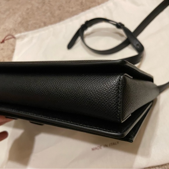 Salvatore Ferragamo Ginny Oscore Black leather bag, NWT - Picture 6 of 10